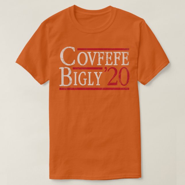 Camiseta Chefe Bigly 2020 Eleição Biden (Frente do Design)