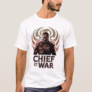 Camiseta Chefe da Camisa-T de Guerra   Tribal Warrior Desig