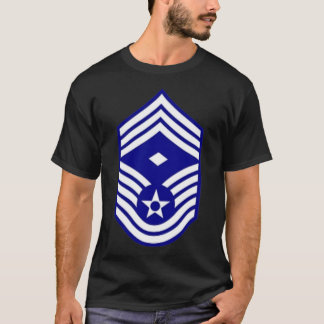 Camiseta Chefe da Força Aérea Sargento-Maior Militar Vetera