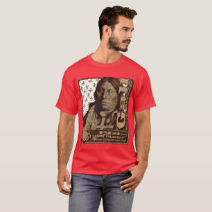 Camiseta Chefe da guerra de Hunkpapa Lakota da bílis