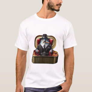 Camiseta Chefe da Máfia de Sardinha Don Fish Godfather Vibe