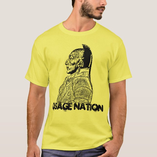 Camiseta Chefe da nação pequena de Osages - de Osage (Frente)