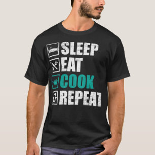 Camiseta chefe de aniversário da rosquinha do Chef cozinhar
