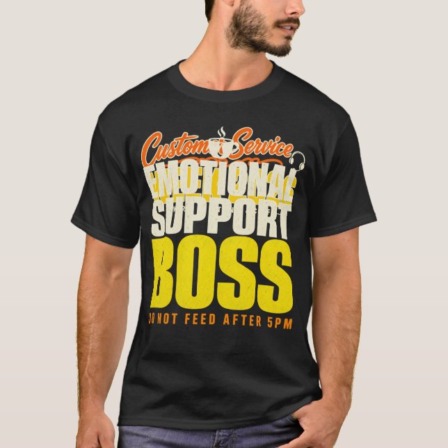 Camiseta Chefe de Apoio Emocional (Frente)
