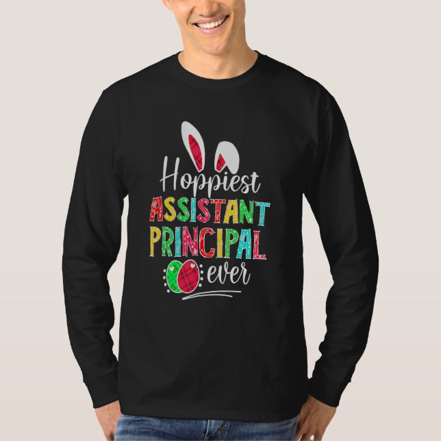 Camiseta Chefe De Assistente Mais Hoppiest Alguma Vez Coelh (Frente)