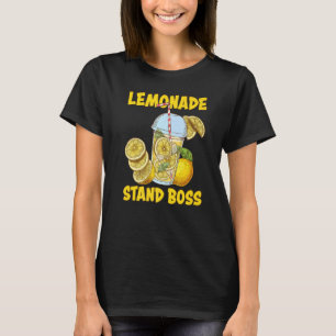 Camiseta Chefe de Barraca de Limonada Suco de Limão Verão R