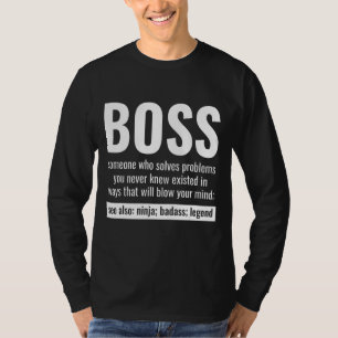 Camiseta Chefe de Executivo do Departamento de Definição de