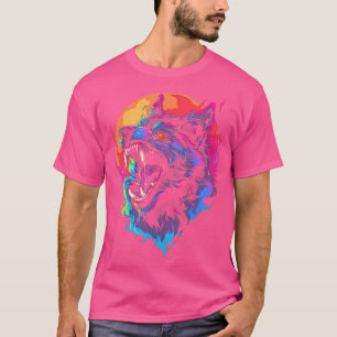 Camiseta Chefe de Halloween Mythology Wolf Shifter Lycan