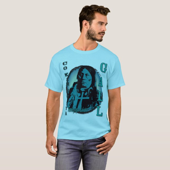 Camiseta Chefe de Hunkpapa Lakota da bílis (Frente Completa)