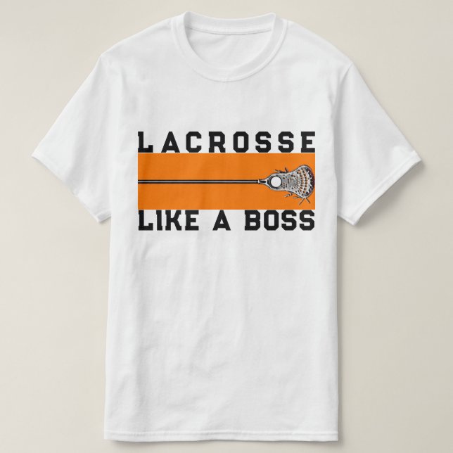 Camiseta Chefe de Lacrosse (Frente do Design)