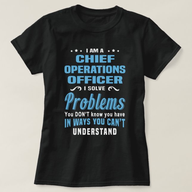Camiseta Chefe de Operações (Frente do Design)