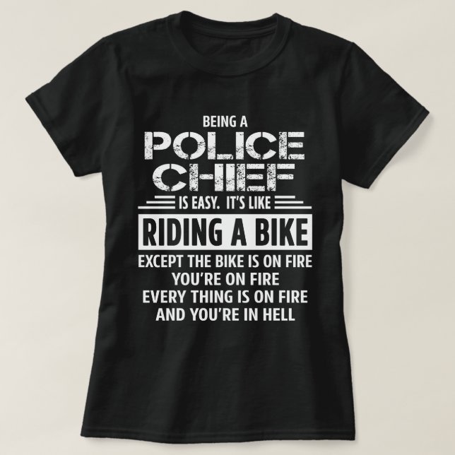 Camiseta Chefe de Polícia (Frente do Design)
