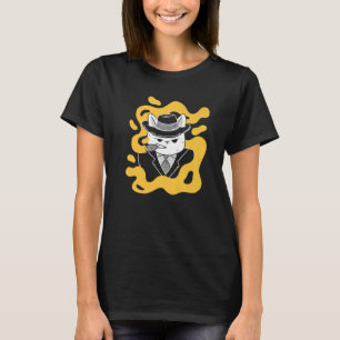 Camiseta Chefe de quadrilha de estilo retrô legal gato char