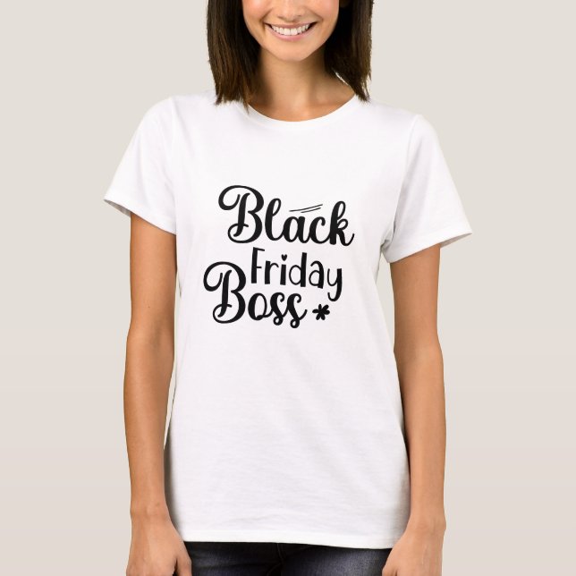Camiseta Chefe de Sexta-Feira Negra (Frente)