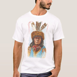 Camiseta Chefe de Sioux do Blackfoot: Lâmina grande