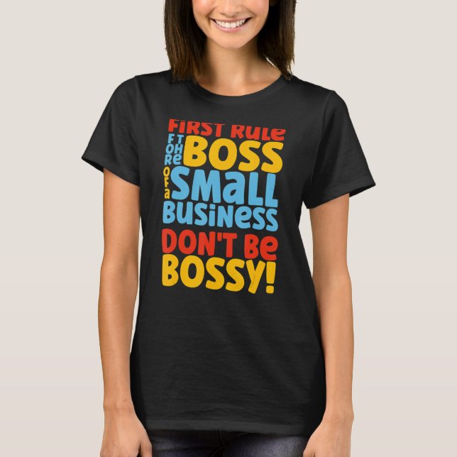 Camiseta Chefe De Um Empresário Empresário Empresário Propr (Frente)