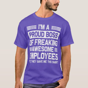 Camiseta Chefe Dia do Serviço de Apreciação de Funcionários