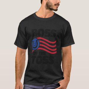 Camiseta Chefe do Arremesso da Bandeira Americana - Cavalos