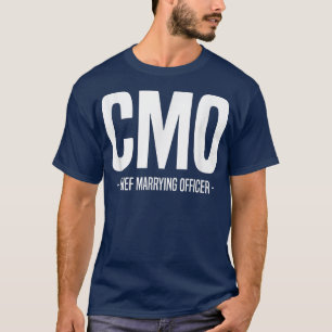 Camiseta Chefe do Casador Oficial Casado Oficiente Ordenado