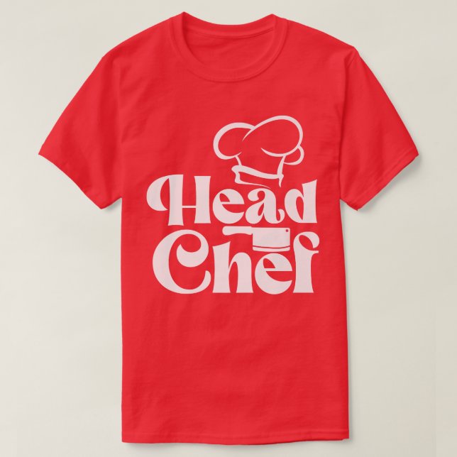 Camiseta Chefe do Chef de cozinhar Cook Kitchen (Frente do Design)