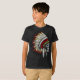 Camiseta Chefe do Crânio Indiano Nativo (Frente Completa)
