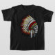 Camiseta Chefe do Crânio Indiano Nativo (Laydown)
