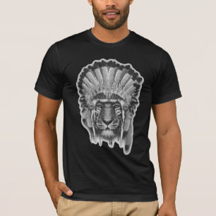 Camiseta Chefe do tigre do nativo americano