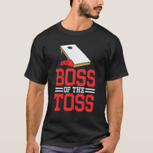 Camiseta Chefe Do Toss Cornhole Men Cornhole Avô
