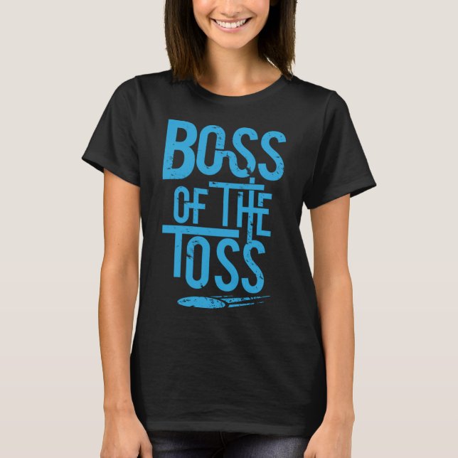 Camiseta Chefe Do Toss Cornhole Mostra Cornualha Engraçada (Frente)