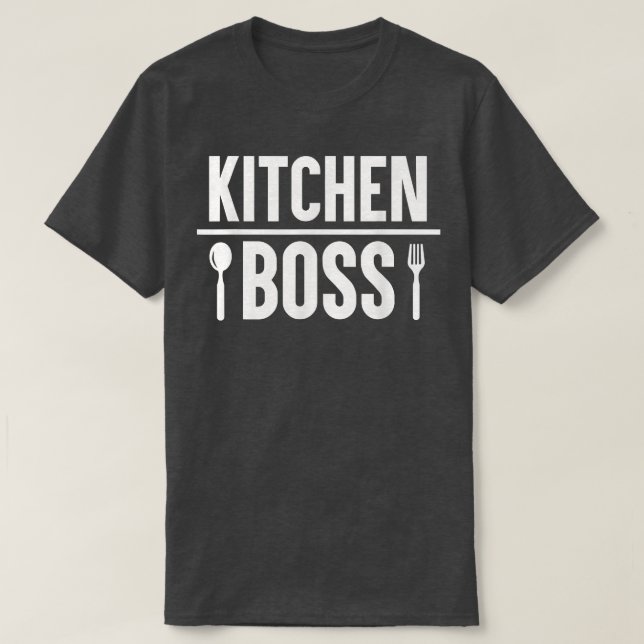 Camiseta Chefe Humor Culinário Nos Recifes De Cozinha (Frente do Design)
