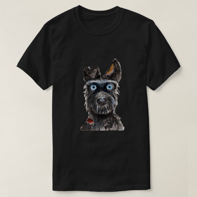 Camiseta Chefe, ilha de cães clássicos (Frente do Design)