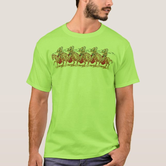 Camiseta Chefe indiano japonês antigo (Frente)