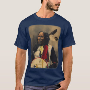 Camiseta Chefe Oglala Siou Lakota ataca com Nose Nativa