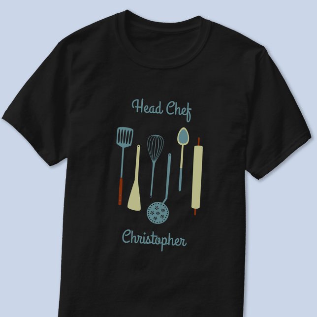 Camiseta Chefe Personalizado (Personalized Head Chef t-shirt)
