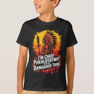 Camiseta Chefe pokalotatwat da tribo indígena nativa