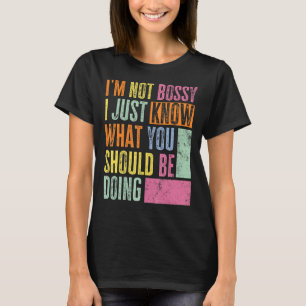 Camiseta Chefe Retro Gerente Agressivamente Prestativo Eu N