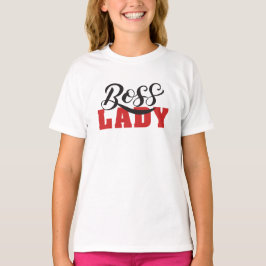 Camiseta Chefe Senhora – Design de Mulher Forte e Confiante