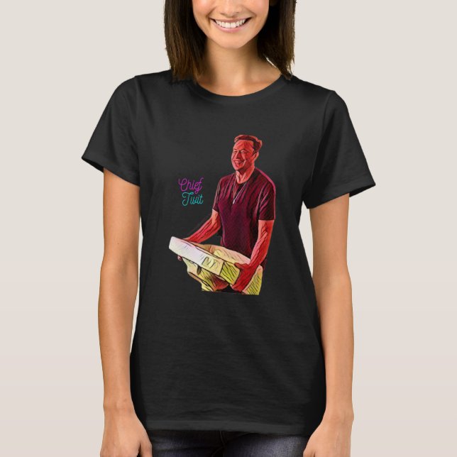 Camiseta Chefe Twit e até o meme da pia da cozinha (Frente)