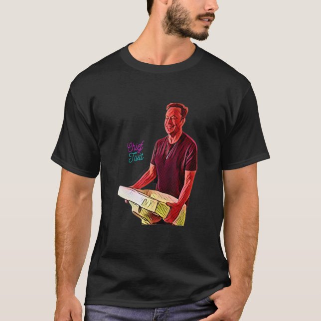 Camiseta Chefe Twit e até o meme da pia da cozinha (Frente)