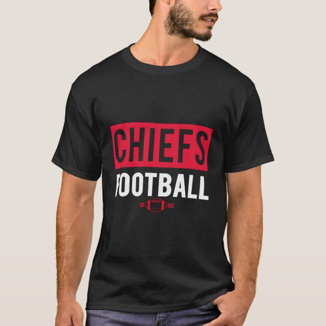 Camiseta Chefes do Kc Chefes de Futebol Kansas City -1960 (Frente)