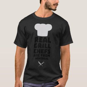 Camiseta Chefs do Real Grill são de Montreal S8ev6 aniversá