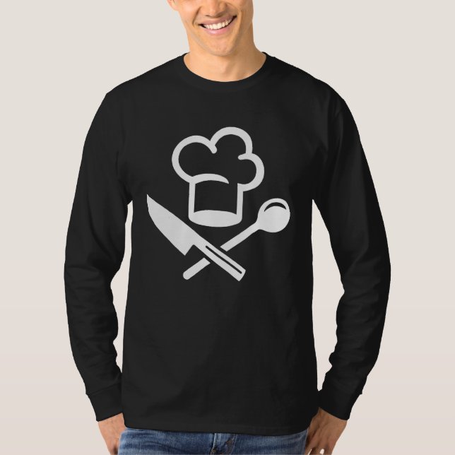 Camiseta Chefs Hat Knife (Frente)