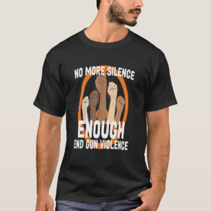 Camiseta Chega Acabar Com a Violência Armada Sem Arma Contr
