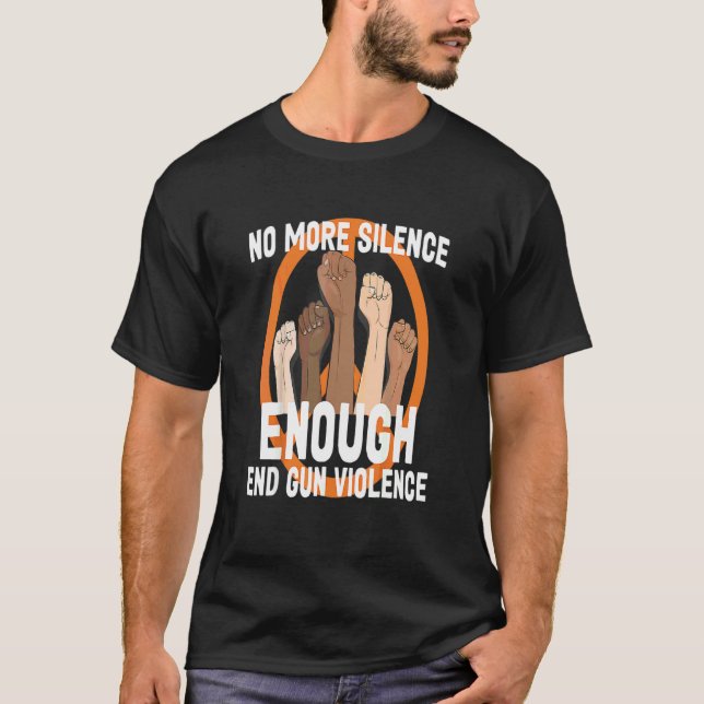 Camiseta Chega Acabar Com a Violência Armada Sem Arma Contr (Frente)