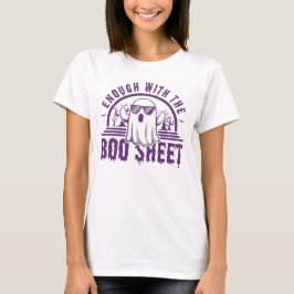Camiseta Chega Da Folha De Boo