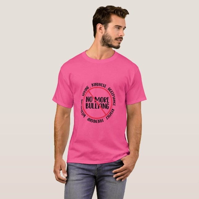 Camiseta Chega De Bullying! (Frente Completa)