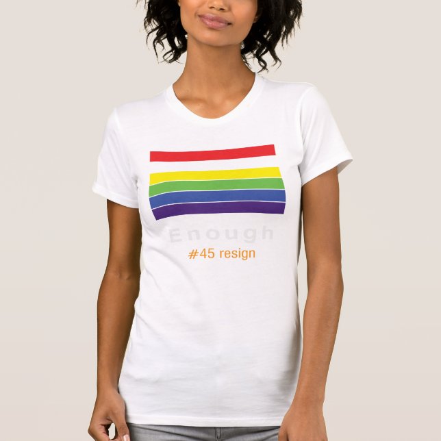 Camiseta Chega de Rainbow Tee (Frente)