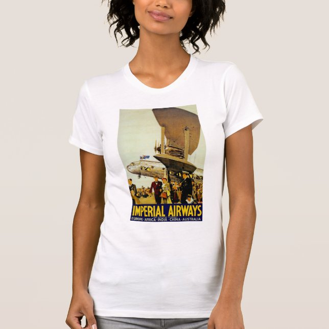 Camiseta Chegada da Imperial Airways (Frente)