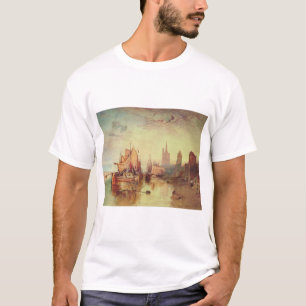 Camiseta Chegada de um Barco a Vapor por Joseph Turner