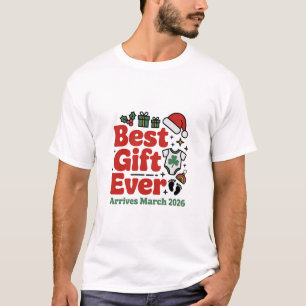 Camiseta Chegam os melhores presentes em Casais de Natal de